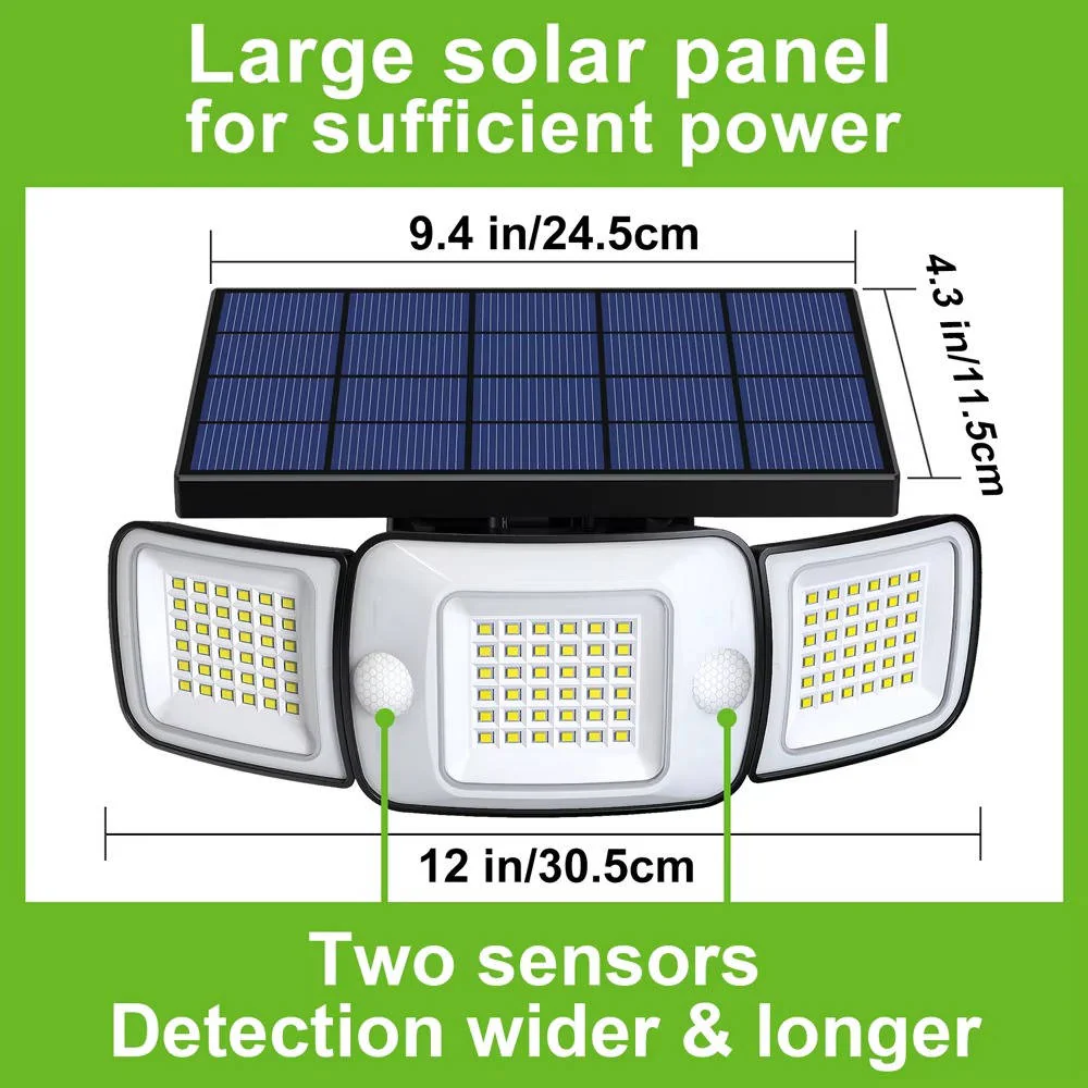 Solar Powered Flood Lights With Motion Sensor - Image 6