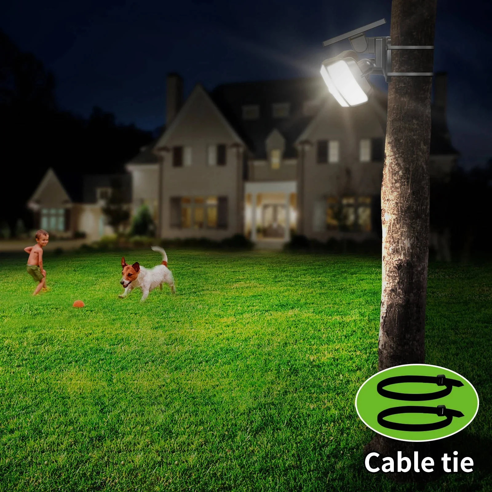 Solar Powered Flood Lights With Motion Sensor - Image 9