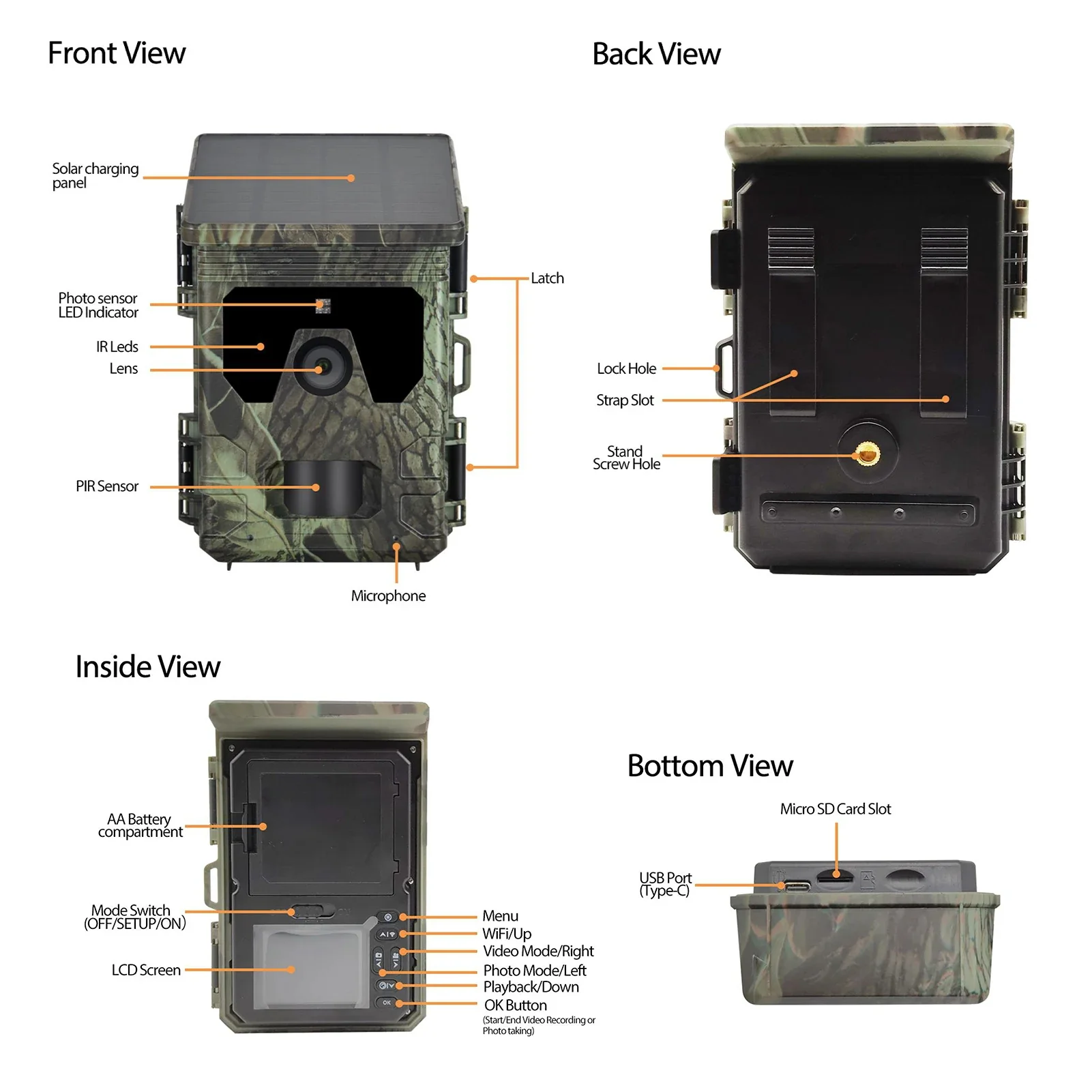Solar Powered Night Vision Trail Camera - Image 3
