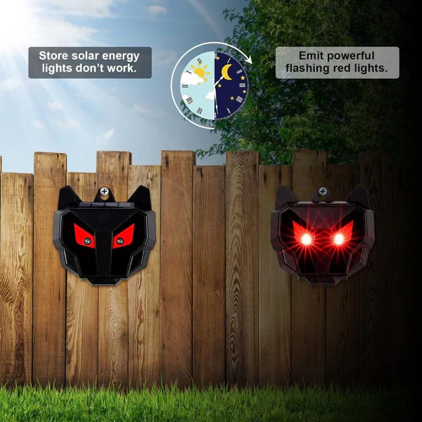 Solar Powered Outdoor Nocturnal Animal Repeller 2PCS - Image 2