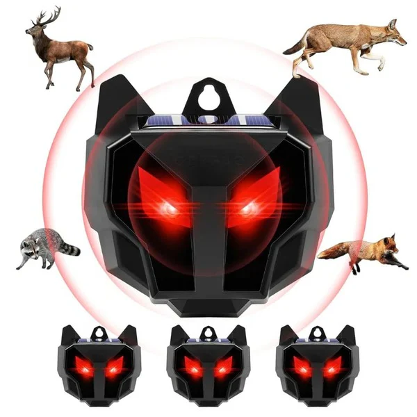 Solar Powered Outdoor Nocturnal Animal Repeller 2PCS - Image 5