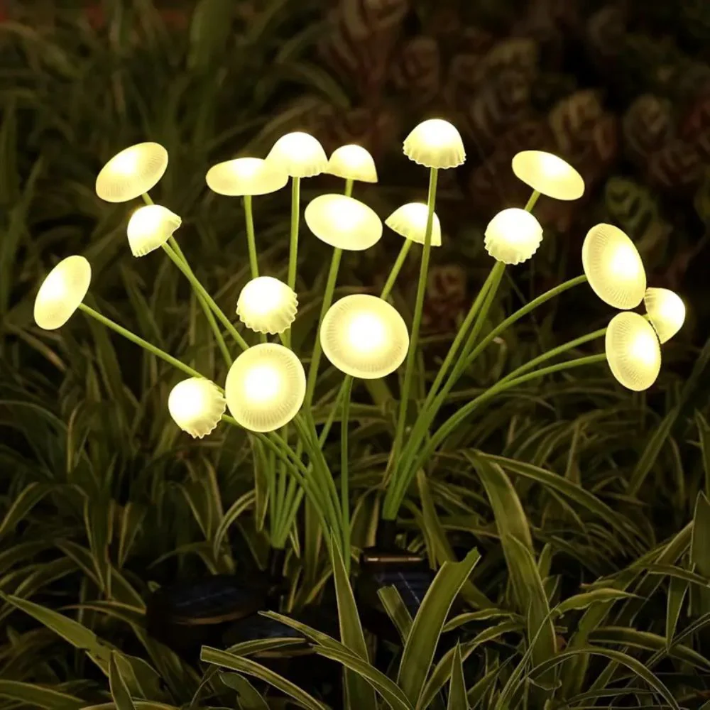 Solar Swaying Mushroom Garden Decor Lights - Image 6