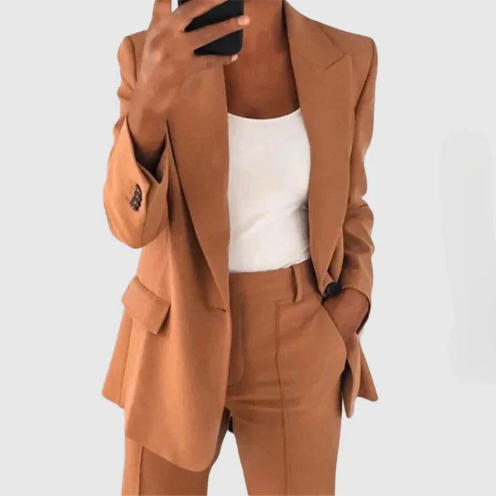 Sophisticated Style Chic Blazer Set - Image 2