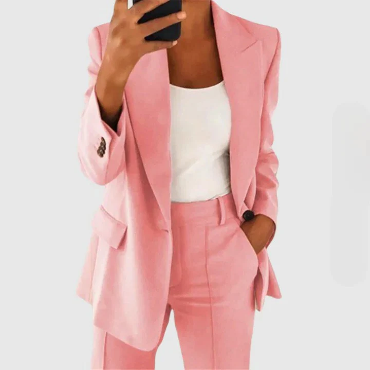 Sophisticated Style Chic Blazer Set - Image 3