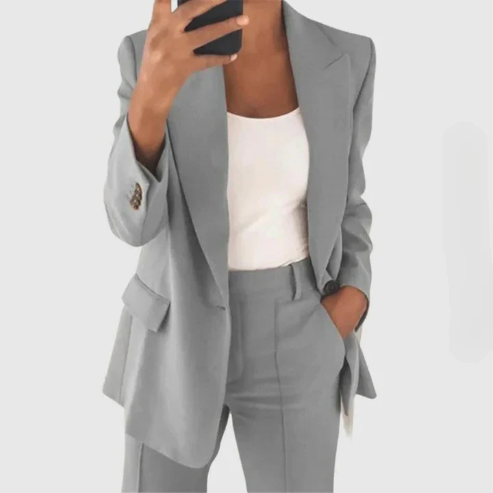 Sophisticated Style Chic Blazer Set - Image 6