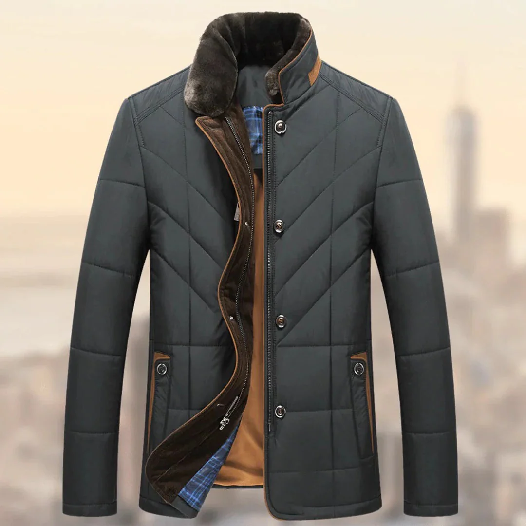 Sophisticated Winter Coat for Men - Image 2
