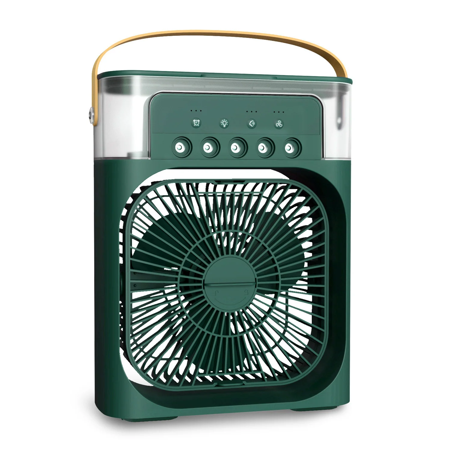 Spray Small Fan Five Hole Humidification Small Refrigeration Air Conditioner Mini Fan Water Cooled Silent Air Cooler - Image 5