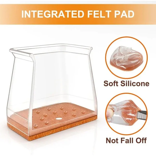 Square Chair Leg Floor Protectors - Image 3