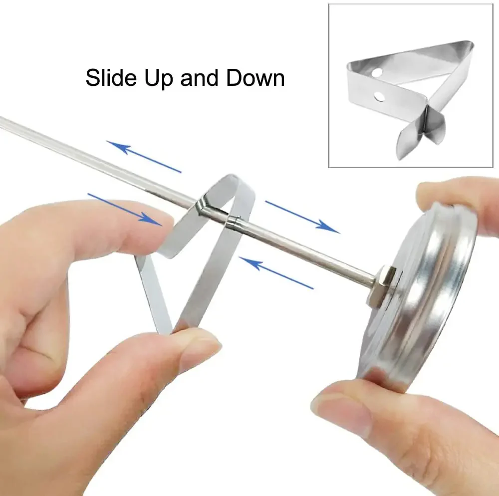 Stainless Steel Deep Fry Thermometer with Long Probe - Image 4