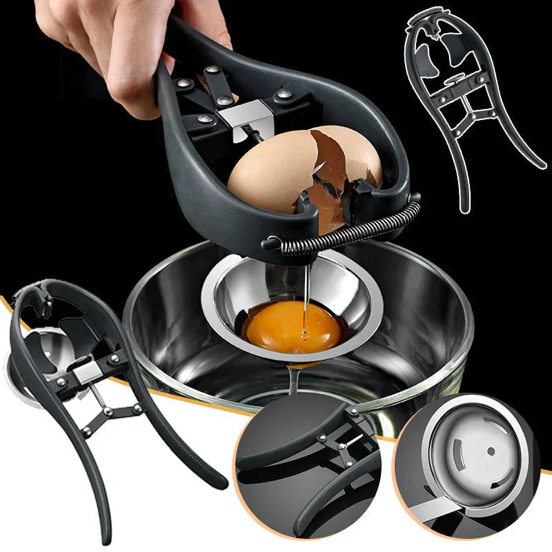 Stainless Steel Egg Cutter with Opening Mechanism - Image 2
