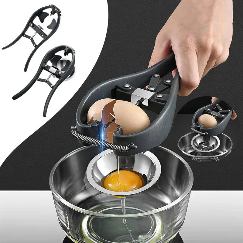Stainless Steel Egg Cutter with Opening Mechanism - Image 3