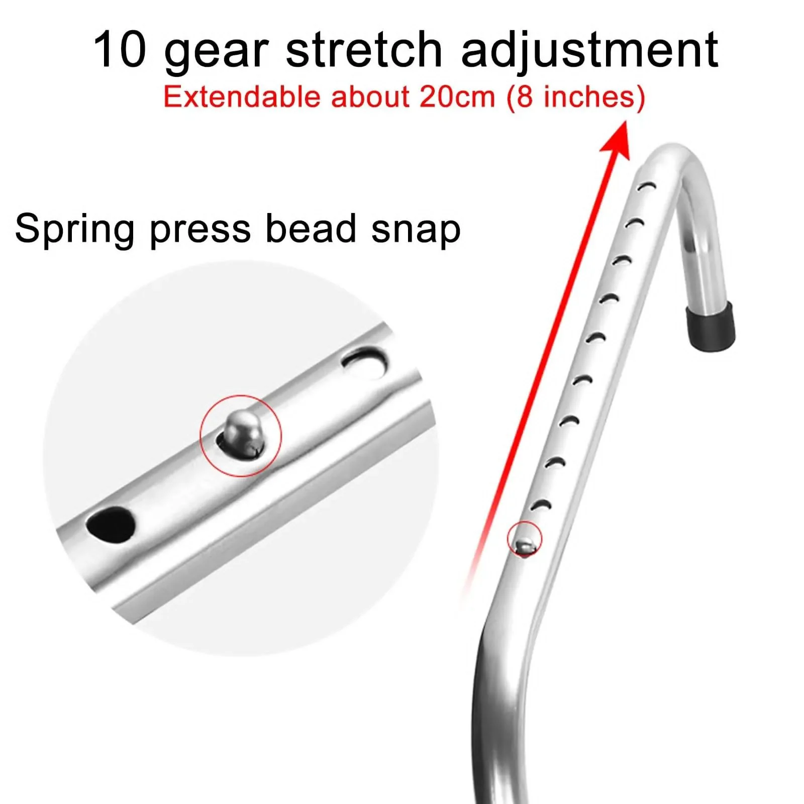 Stainless Steel Extendable Foldable Balcony Clothes Dryer - Image 3