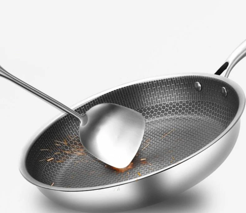 Stainless steel frying pan with non-stick coating for effortless cooking - Image 6
