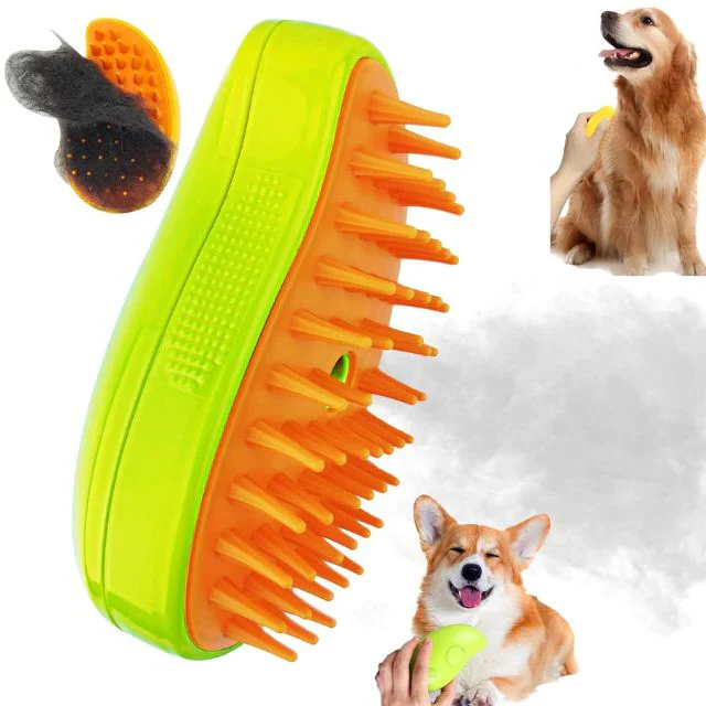 Steamy Dog Brush - No More Fur Everywhere - Image 2
