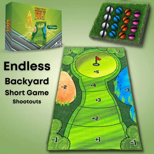 Sticky Golf Game - Mini Casual Golf Game Set, Auxiliary Practice to Improve Golf Skills Props Suitable for Indoor Outdoor - Image 3