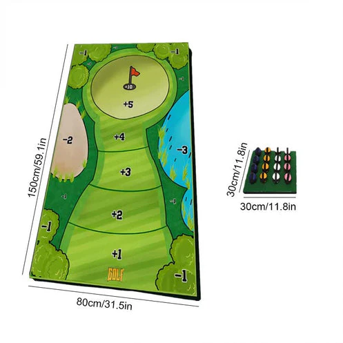 Sticky Golf Game - Mini Casual Golf Game Set, Auxiliary Practice to Improve Golf Skills Props Suitable for Indoor Outdoor - Image 6