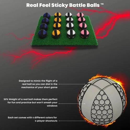Sticky Golf Game - Mini Casual Golf Game Set, Auxiliary Practice to Improve Golf Skills Props Suitable for Indoor Outdoor - Image 7