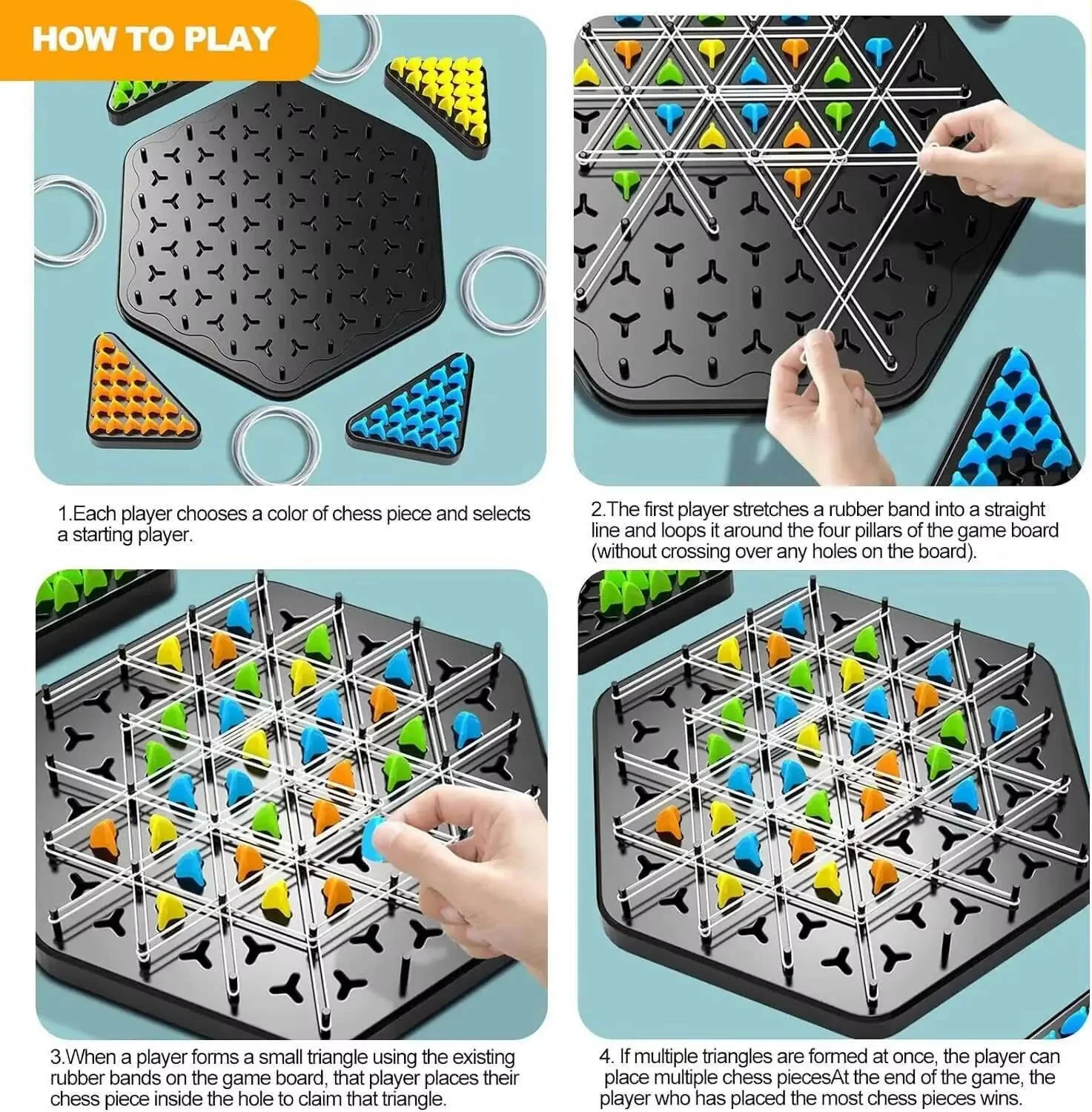 Strategy Board Game Educational Puzzle Game for Kids & Family - Image 5