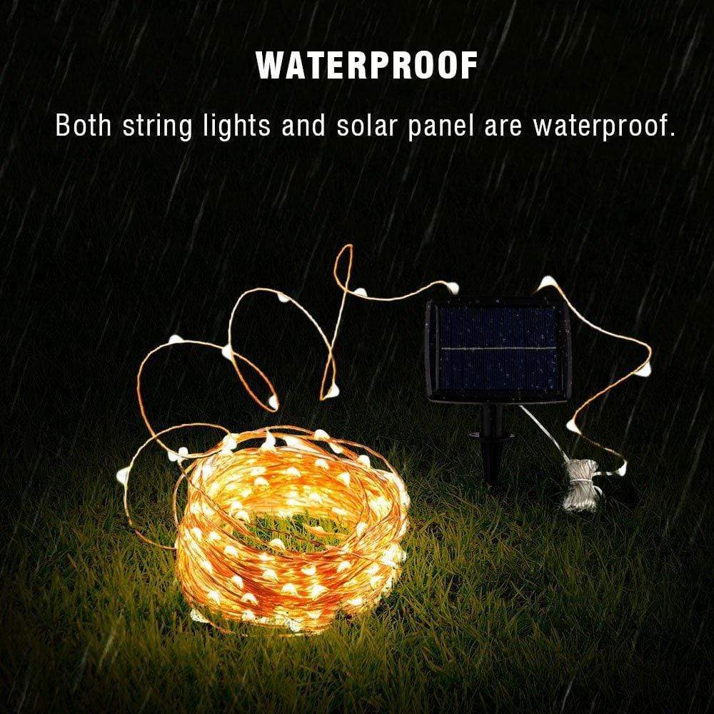 String Solar Lights Outdoor (Clear Cable) - Image 4