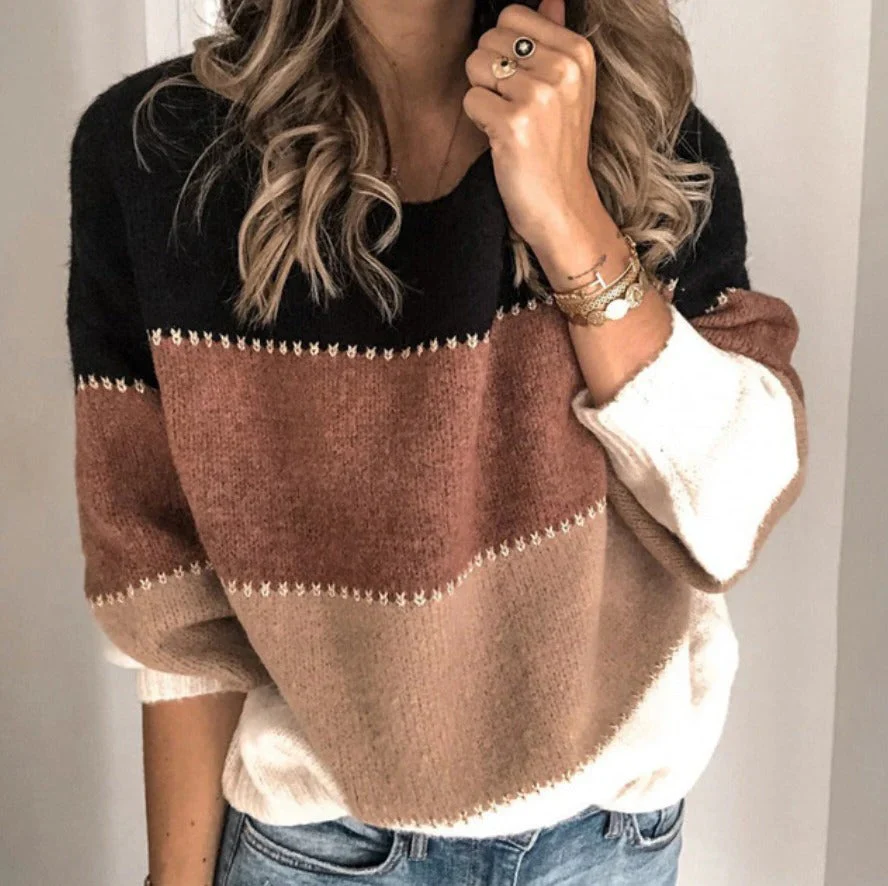 Striped Cashmere Sweater In Colors - Image 3