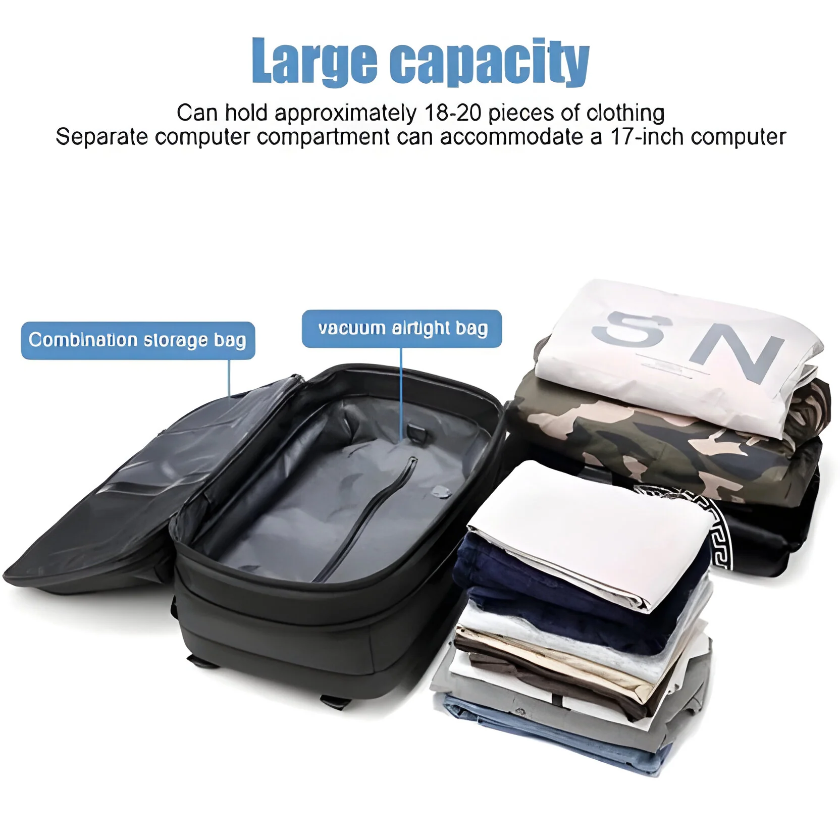 Structured Rucksack with Internal Compression System - Image 15