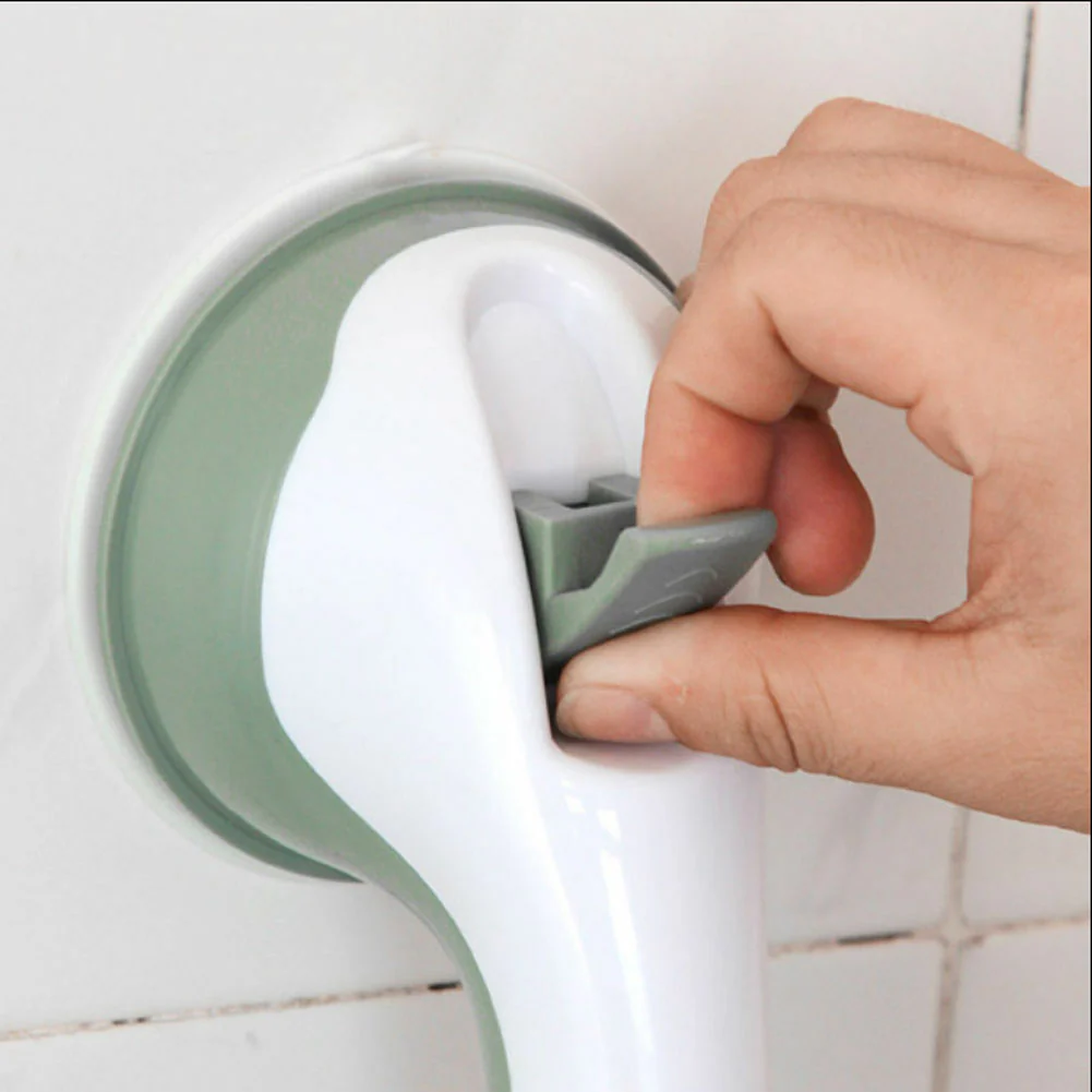 Sturdy Bathroom Shower Suction Cup Grab Bar Handle - Image 6