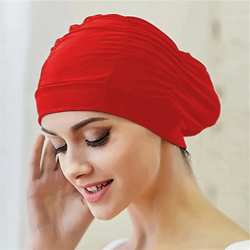 Stylish Stretch Swimming Cap - Image 4