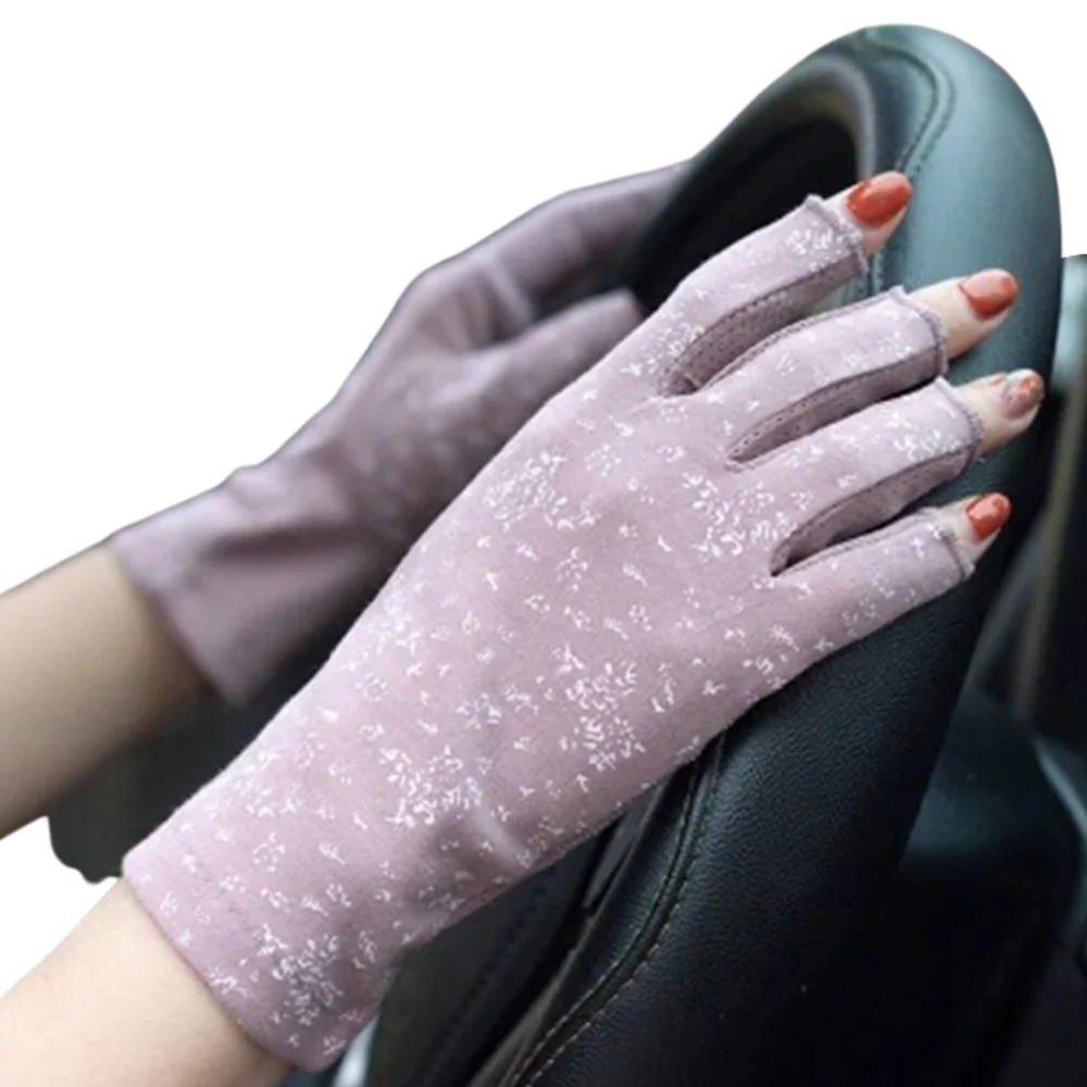 Stylish UV-Protective Cotton Gloves - Image 5