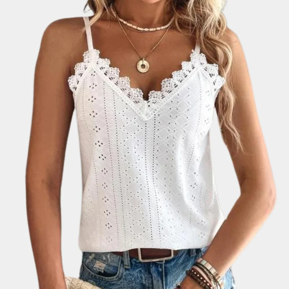 Stylish Women's Top With V-neck - Image 4