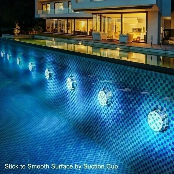 Submersible LED Pool Lights 10 Lamps - Image 2