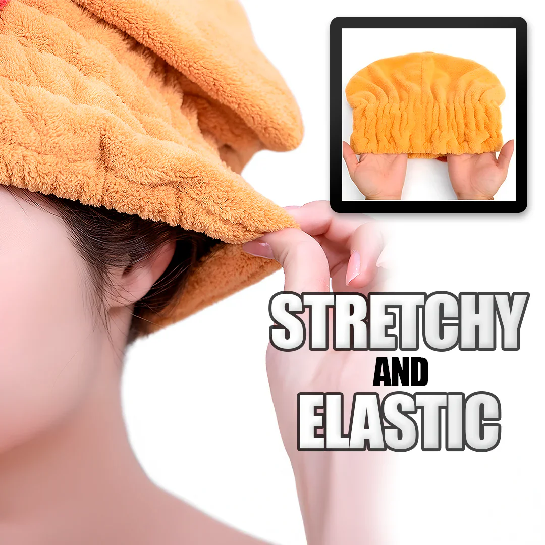 Super Absorbent Hair Towel Wrap - Image 5
