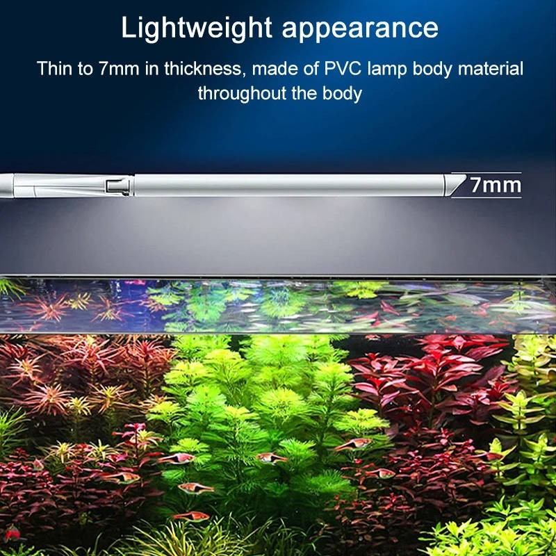 Super Bright Led Aquarium Light Clip On Full Spectrum Lamp For Fish Tanks & Aquatic Plant Growth - Image 2