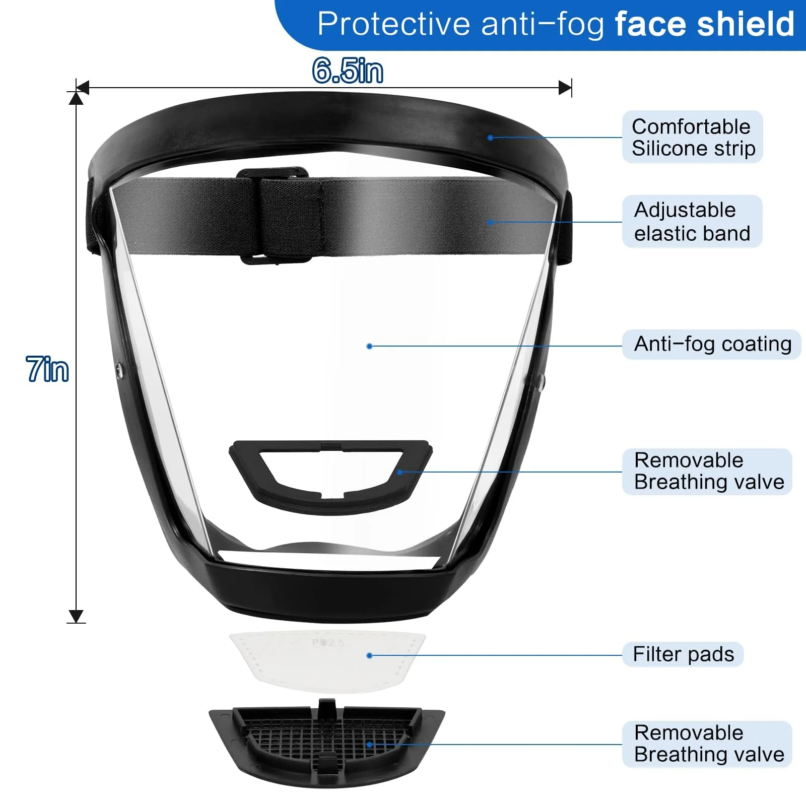 Super Protective Anti-fog Face Shield - Image 2