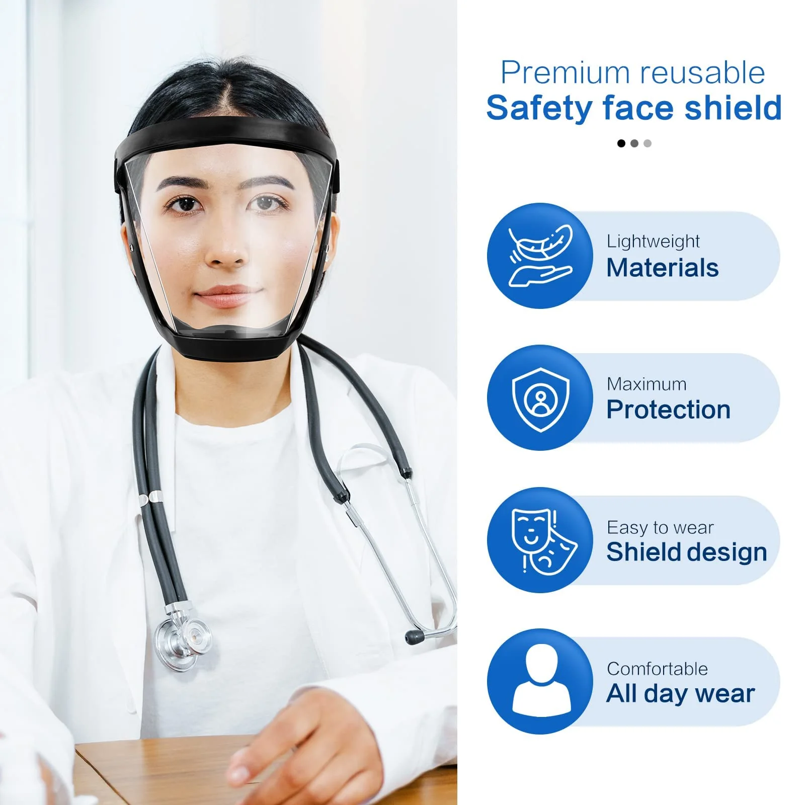 Super Protective Anti-fog Face Shield - Image 4