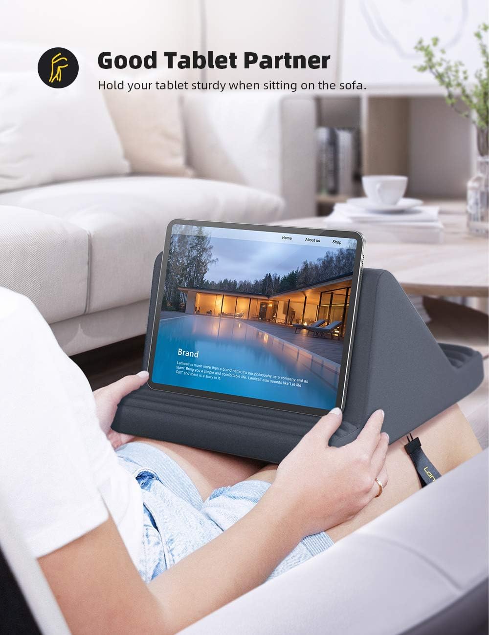 Tablet Pillow Stand Works With All Tablets - Image 3