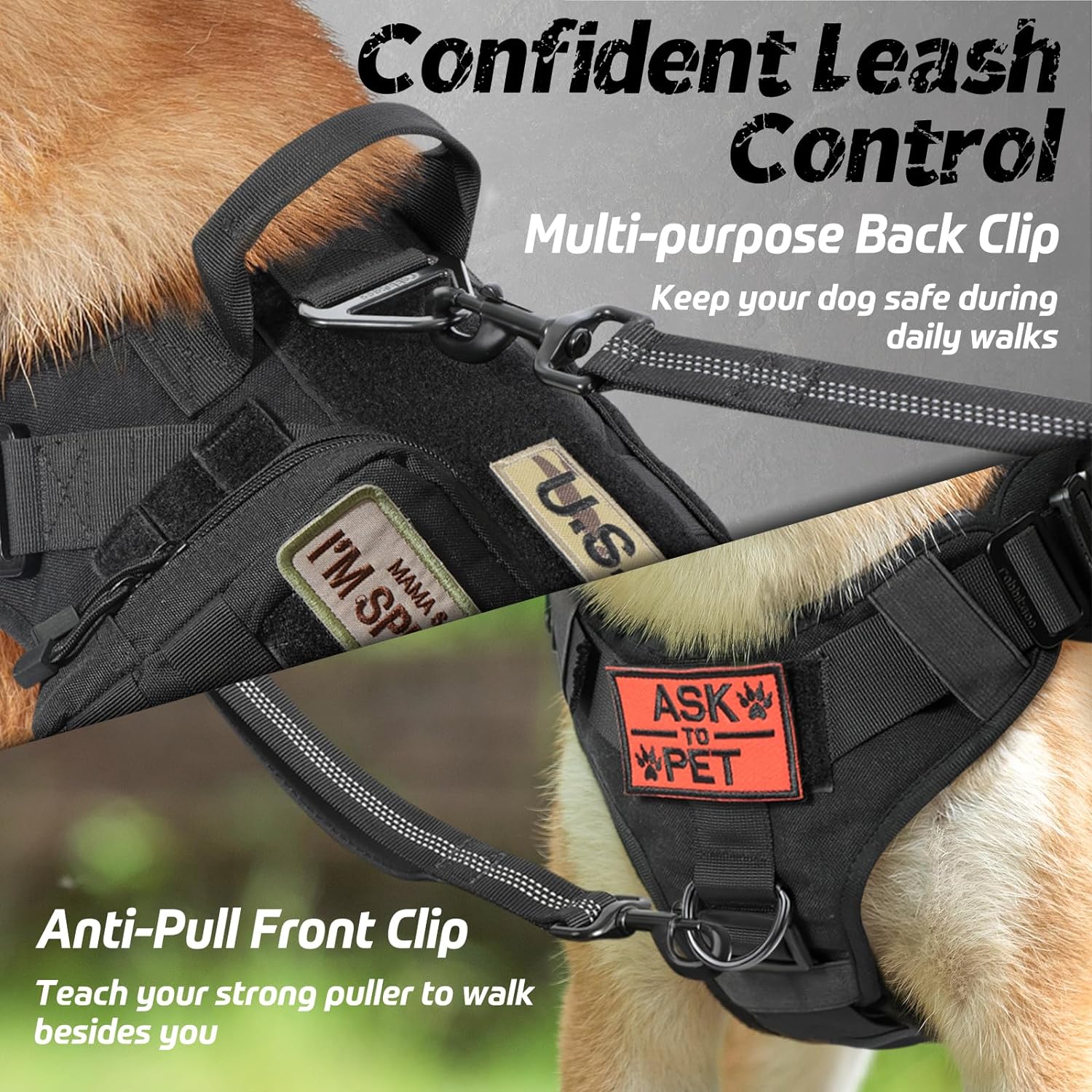 Tactical No Pull Dog Harness - Image 4