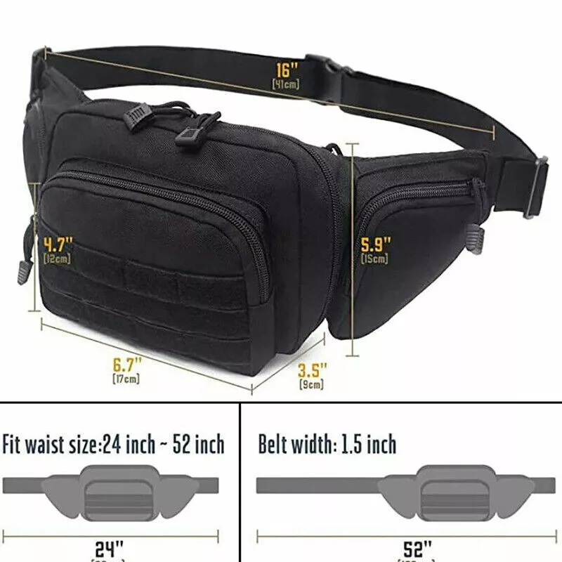Tactical Waist Pack - Concealed Carry Fanny Pack Holster - Image 2
