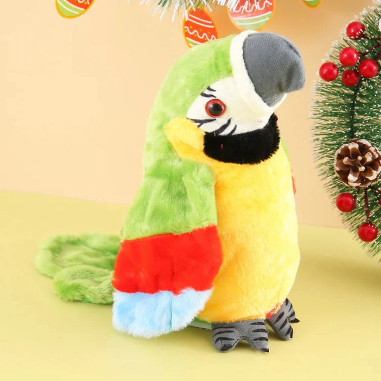 Talking & Music-Playing Parrot Plush Toy - Image 3
