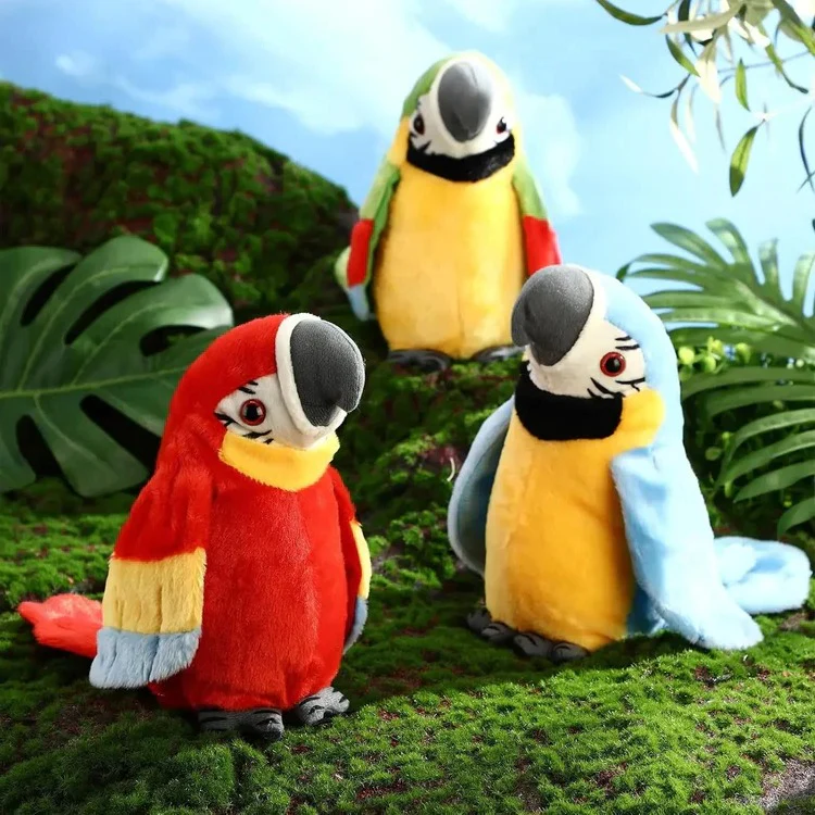 Talking & Music-Playing Parrot Plush Toy - Image 8