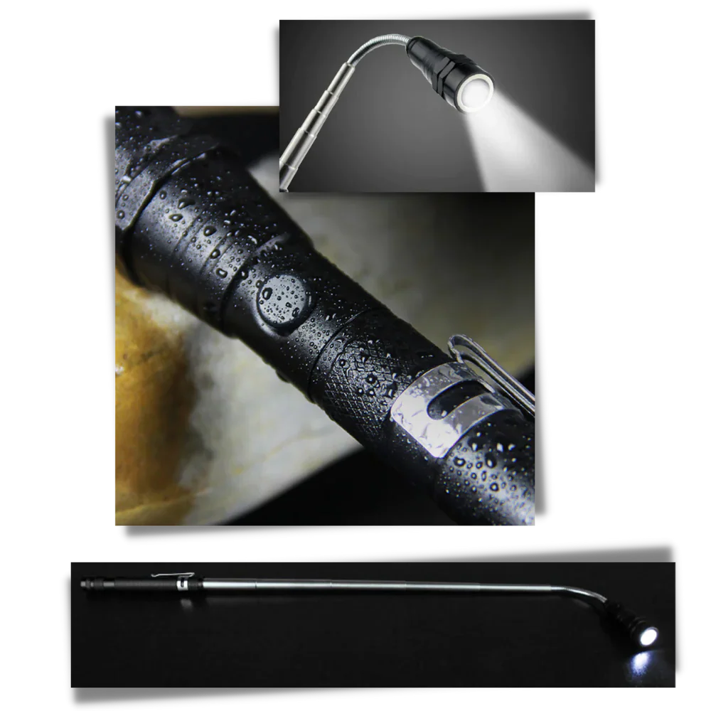Telescopic magnetic LED flashlight - Image 8
