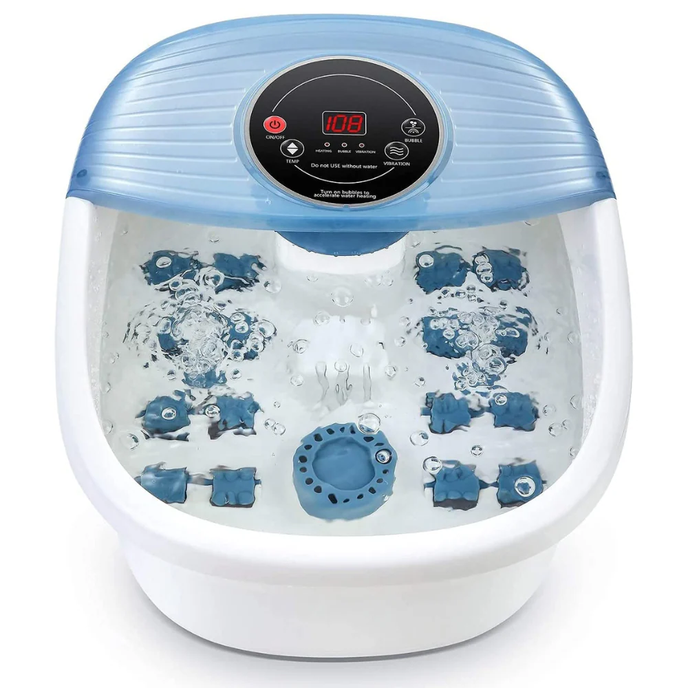 Temperature Controlled Foot Bubble Bath Vibration Massager - Image 3