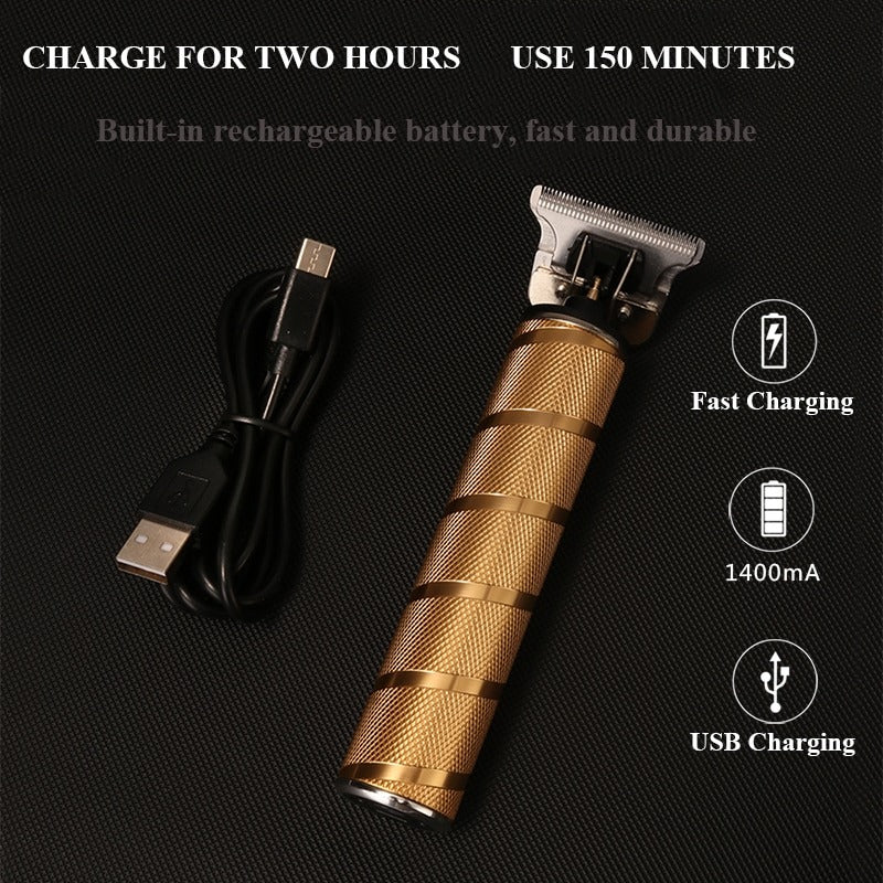 Professional Hair Clippers for men gold Set | Gold Hair Clippers Cordless - Image 9