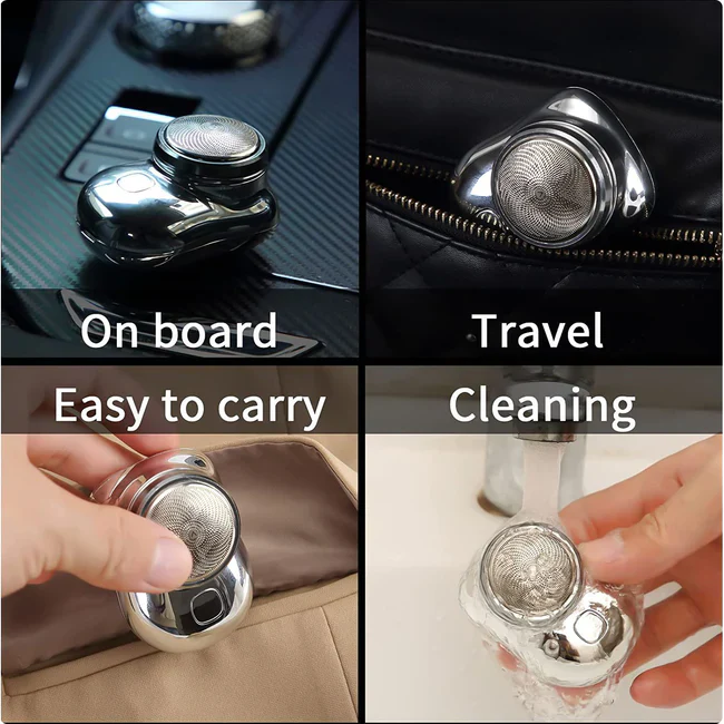 The Ultimate Pocket-Sized Shaver: Mini-Shave Portable Electric Razor - Image 3