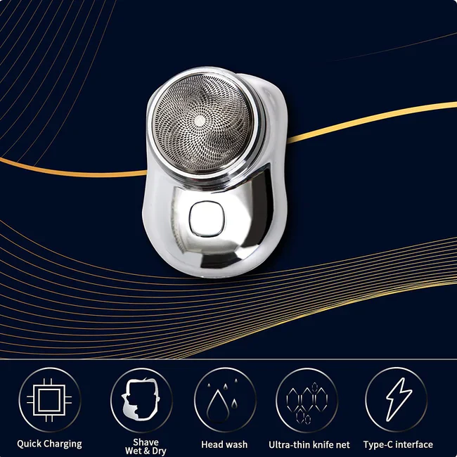 The Ultimate Pocket-Sized Shaver: Mini-Shave Portable Electric Razor - Image 5