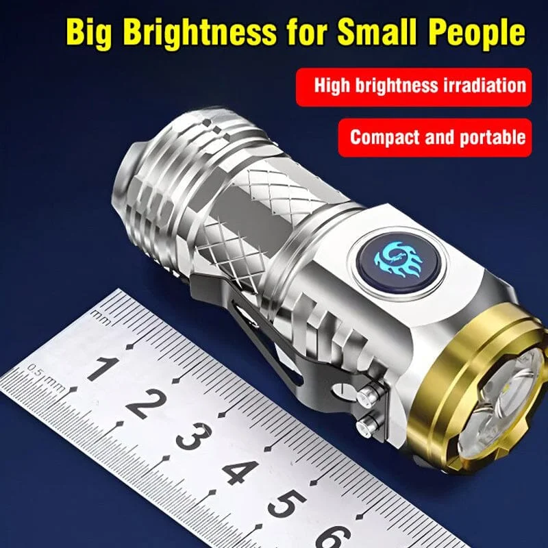 Three-Eyed Monster Mini Flash Super Power Flashlight - Image 6