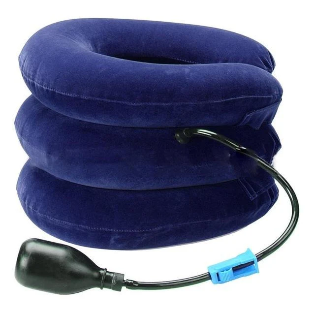 Three Layers Cervical Neck Traction Inflatable Pillow - Image 2