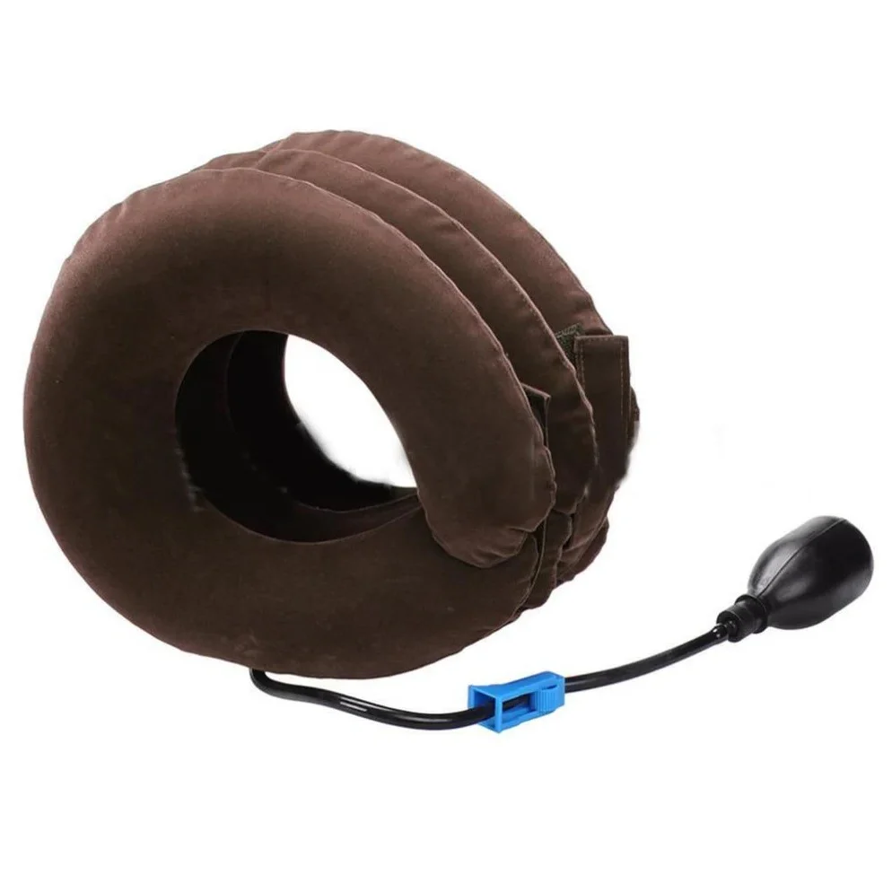 Three Layers Cervical Neck Traction Inflatable Pillow - Image 9