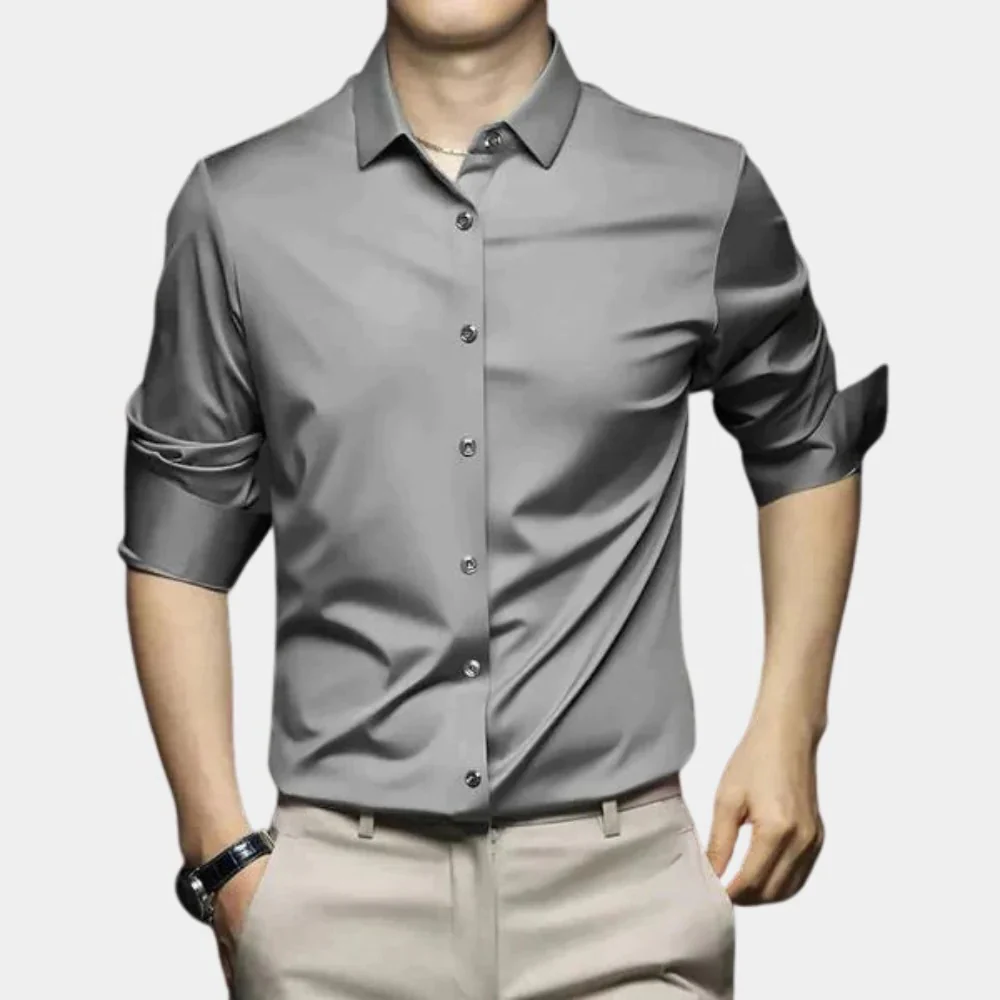 Timeless Wrinkle-Free Shirt For Men - Image 5