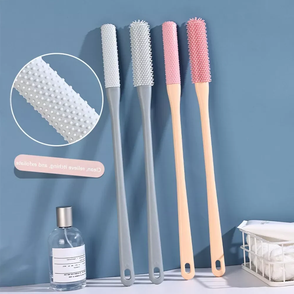 Toe Gap Cleaning Brush with Long Handle Gray-1 Set (Cleaning Brush + Anti-Itch Brush) - Image 4