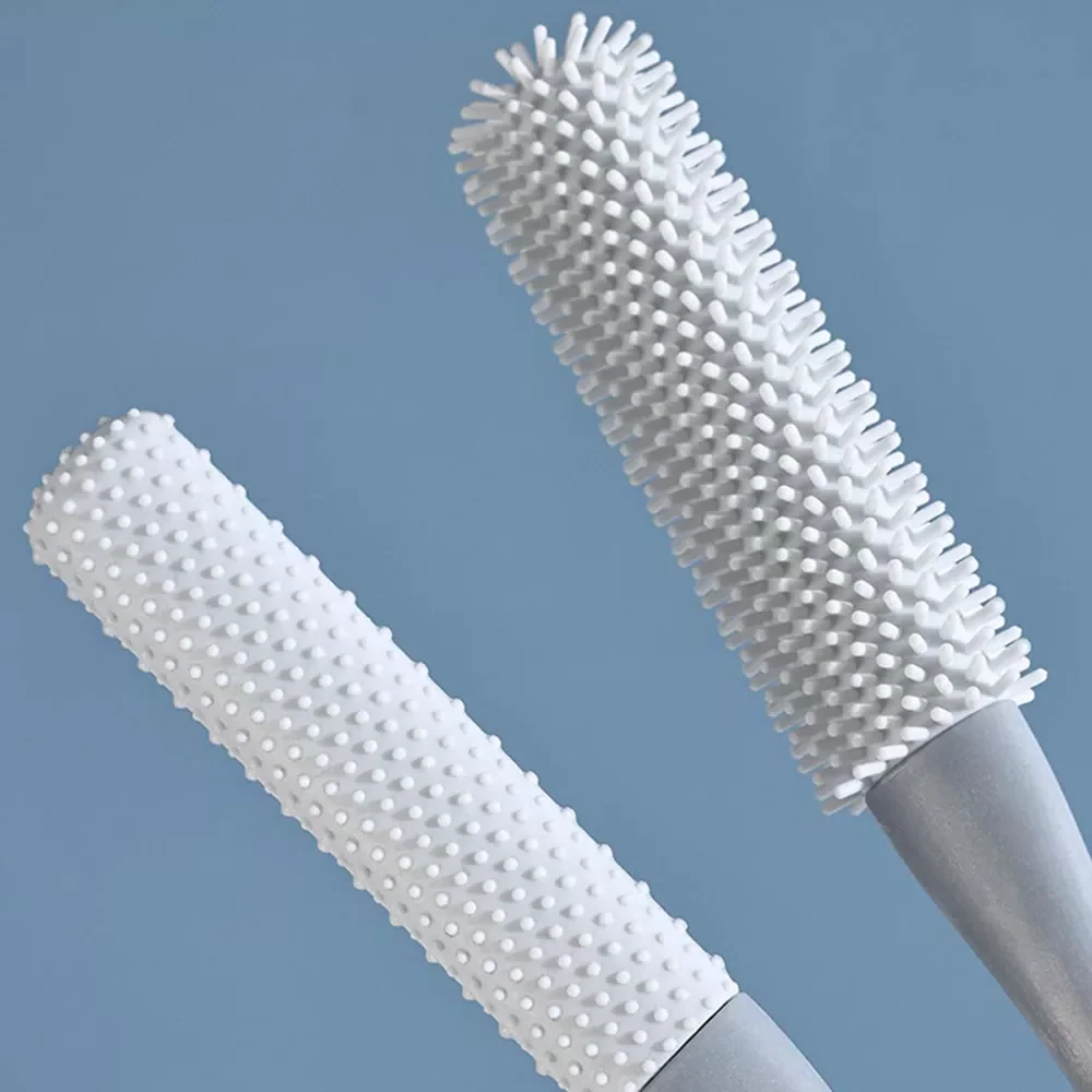 Toe Gap Cleaning Brush with Long Handle Gray-1 Set (Cleaning Brush + Anti-Itch Brush) - Image 5